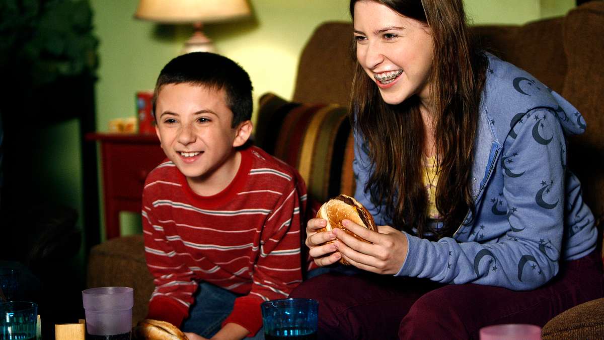 the middle