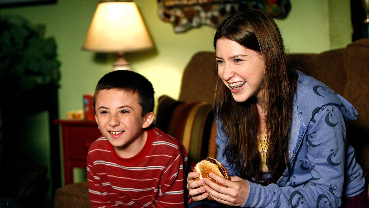the middle