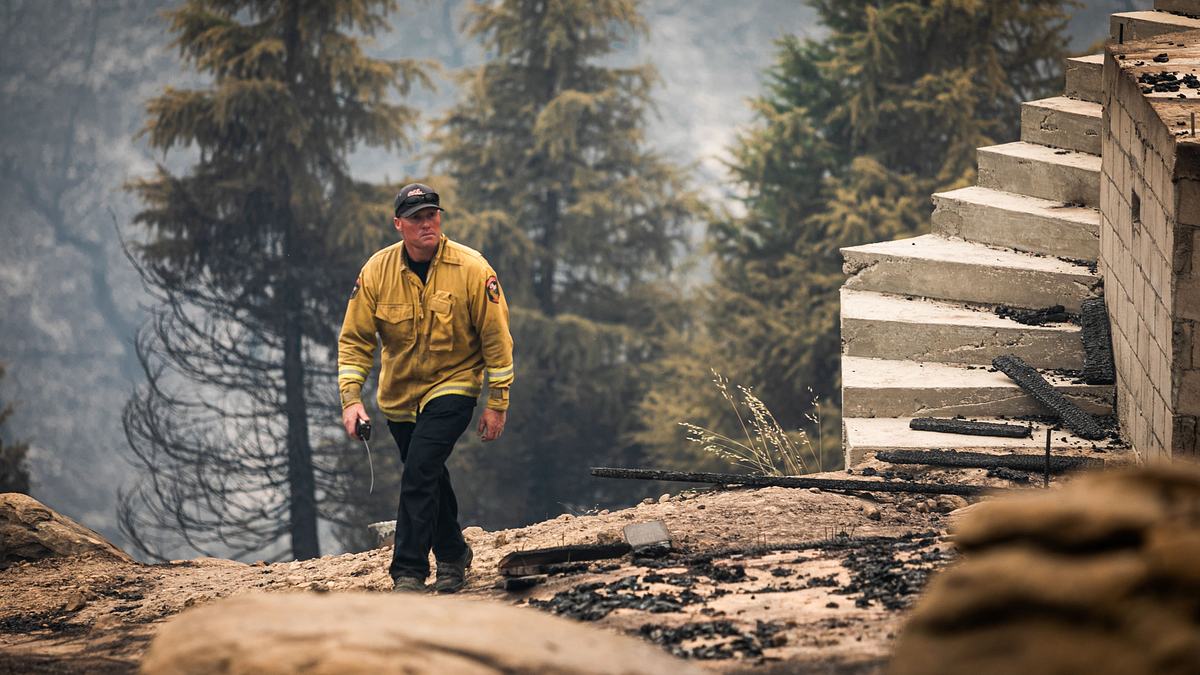 cal fire - feueralarm in kalifornien