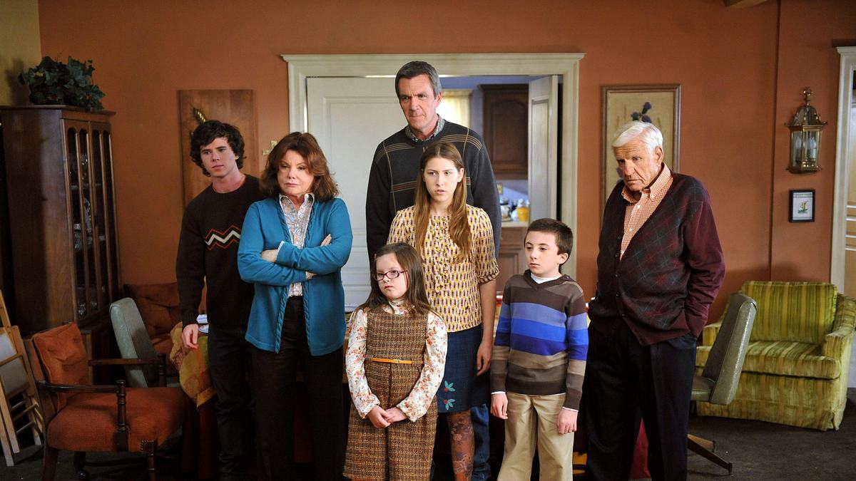 the middle