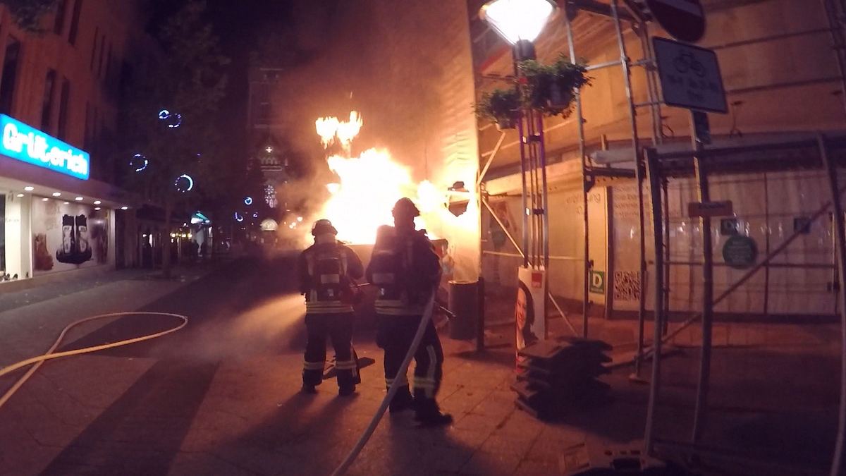 112: feuerwehr im einsatz