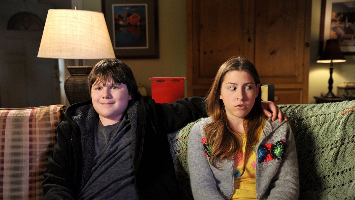 the middle