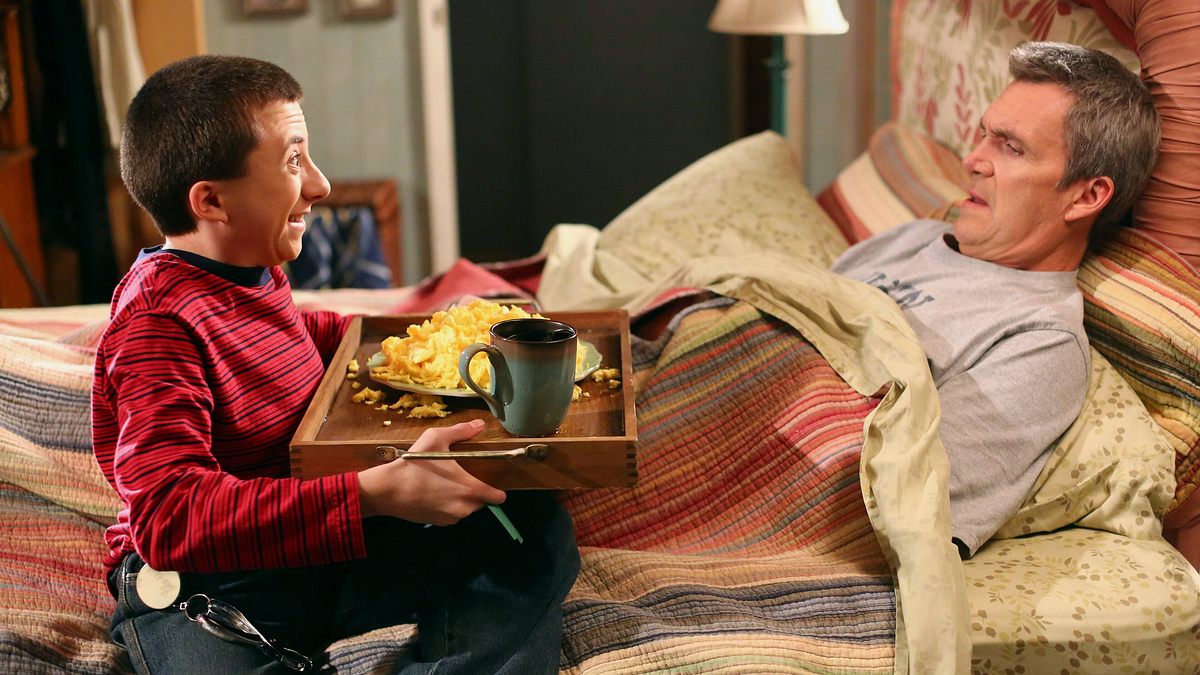 the middle