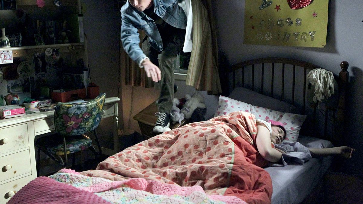 the middle