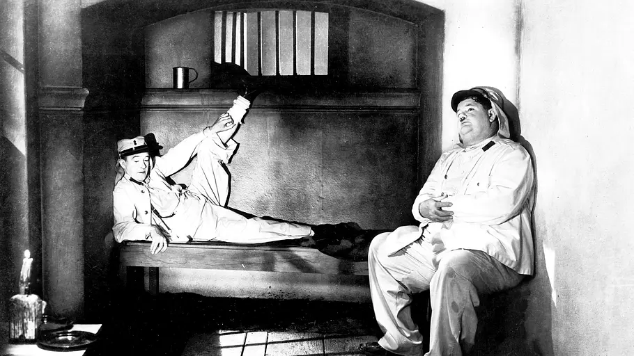 laurel und hardy in der fremdenlegion