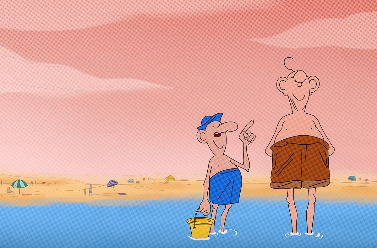 De Gaulle am Strand de gaulle am strand