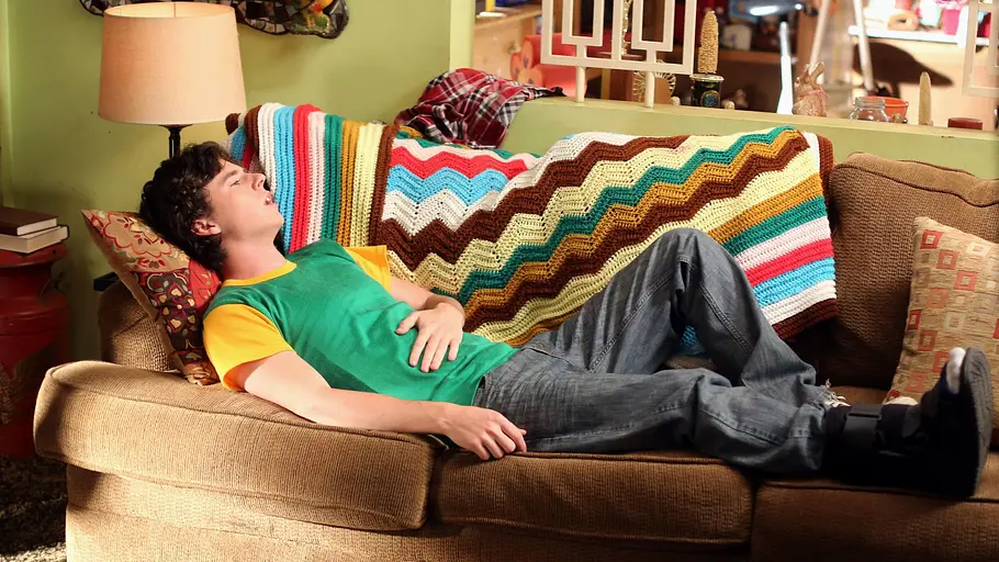 the middle