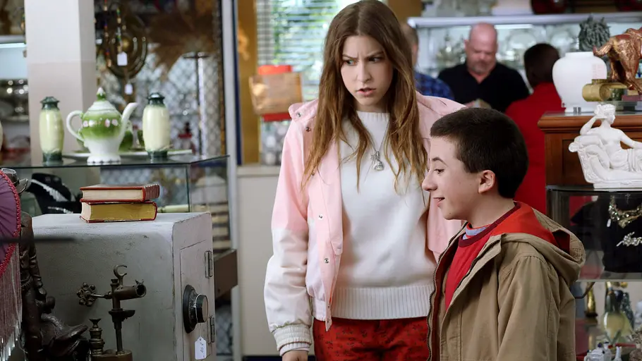 the middle
