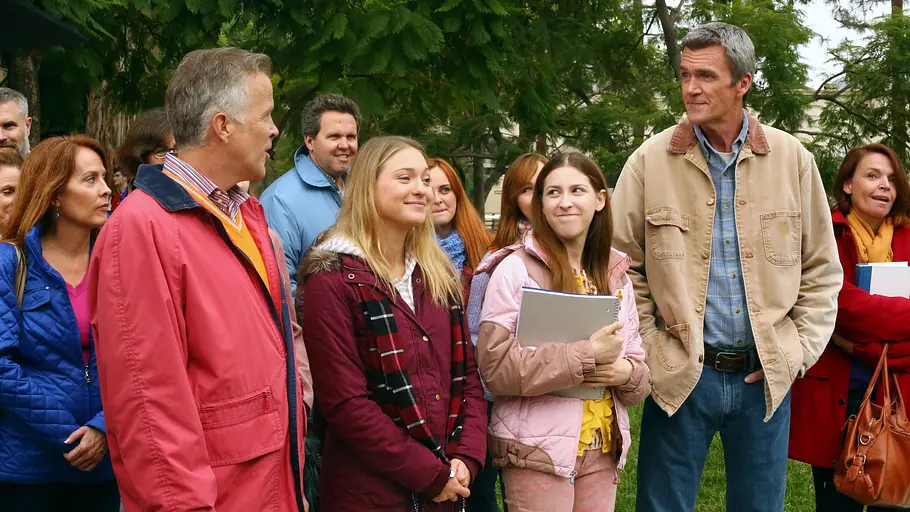 the middle