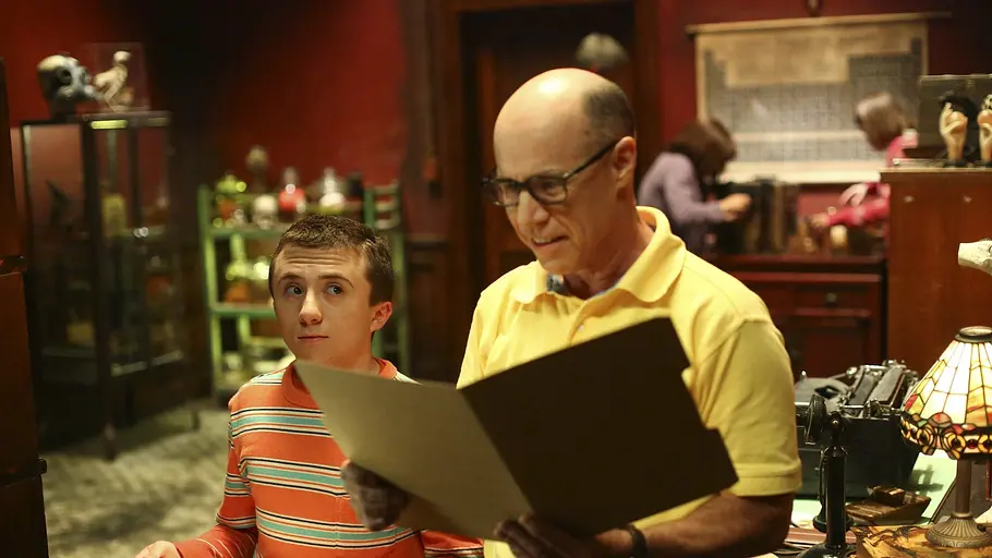 the middle