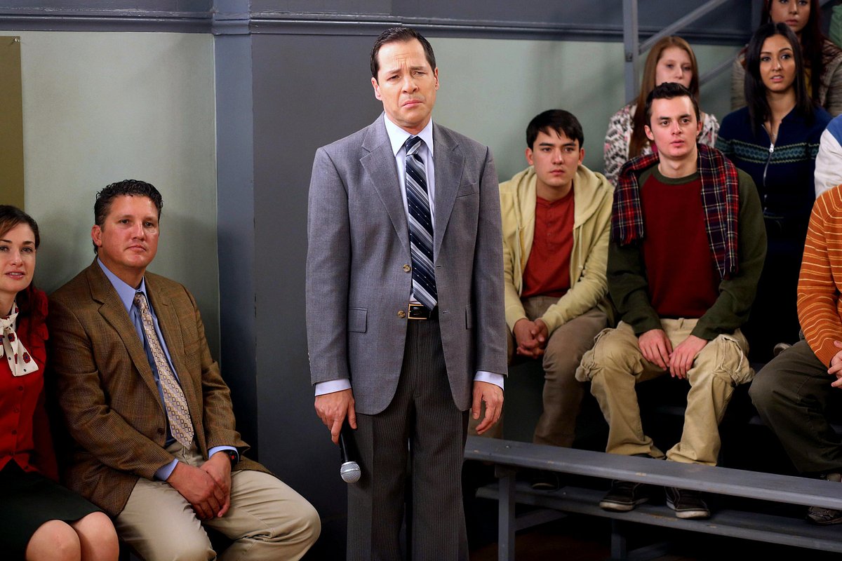 the middle
