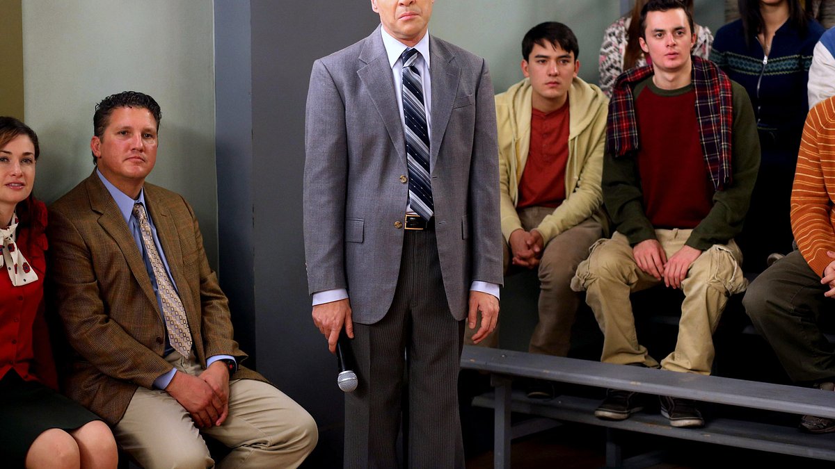the middle