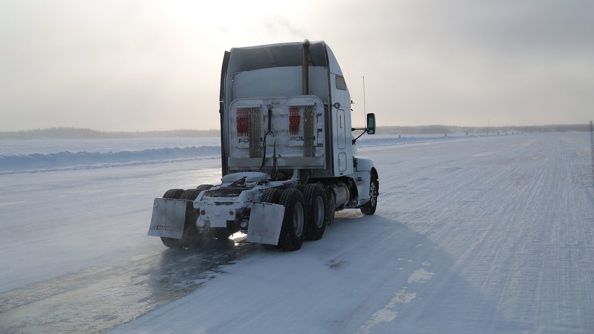 ice road truckers - gefahr auf dem eis