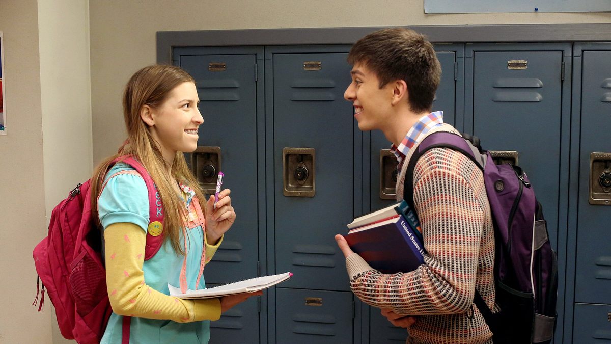 the middle