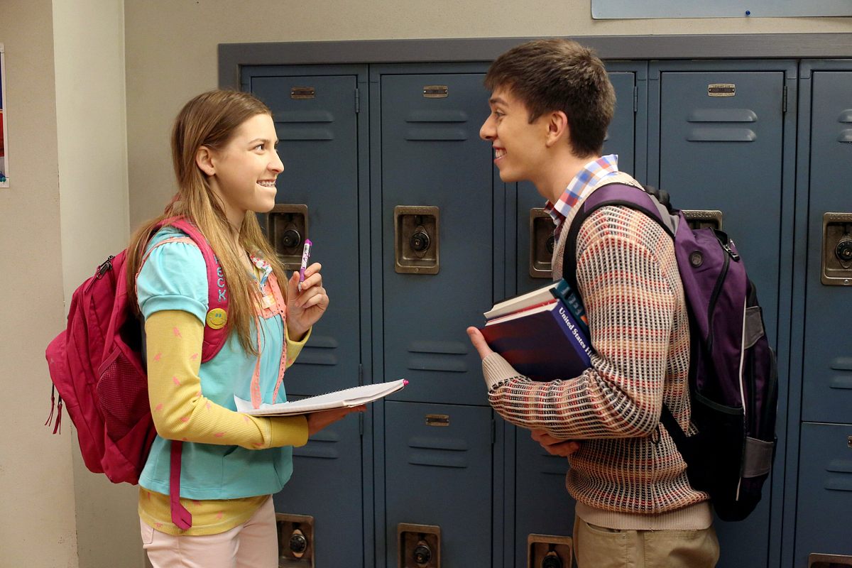 the middle