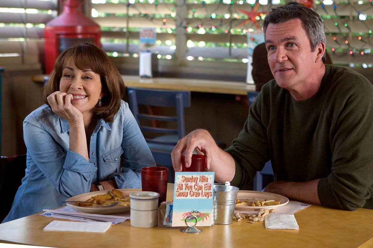 the middle