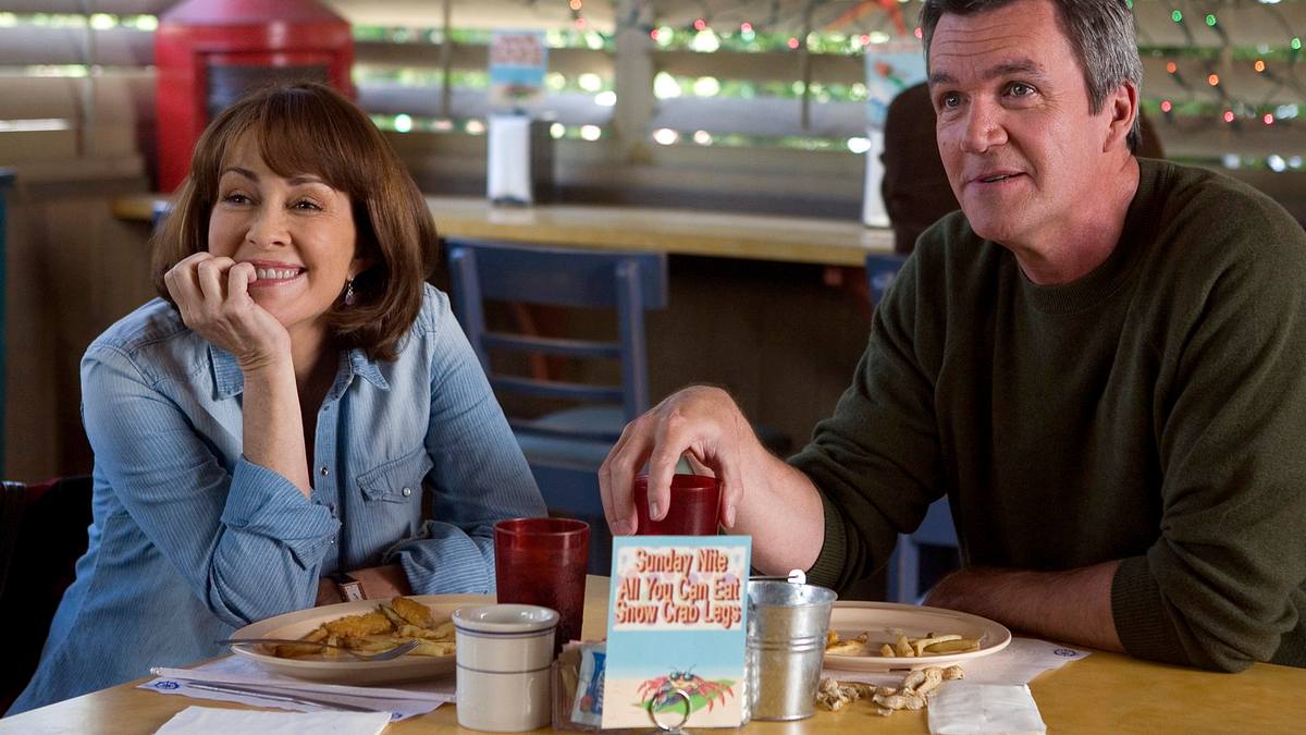 the middle