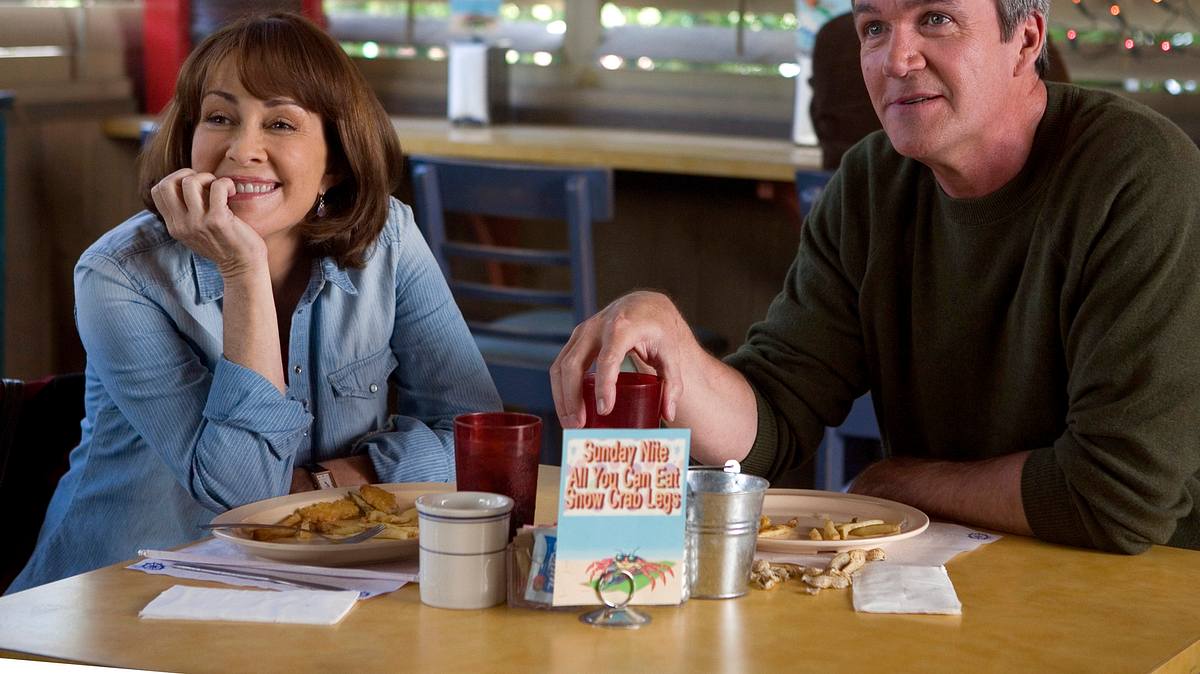 the middle