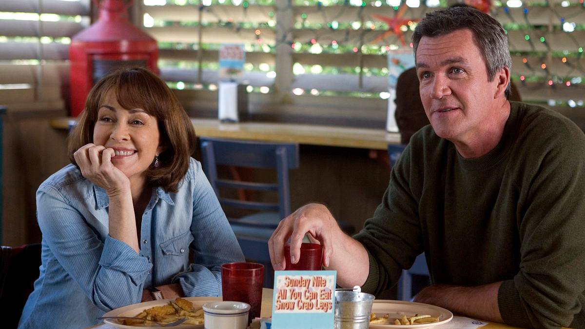 the middle
