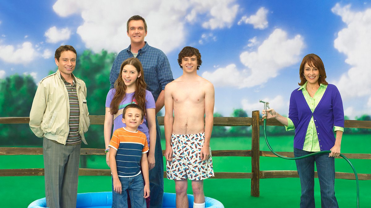 the middle