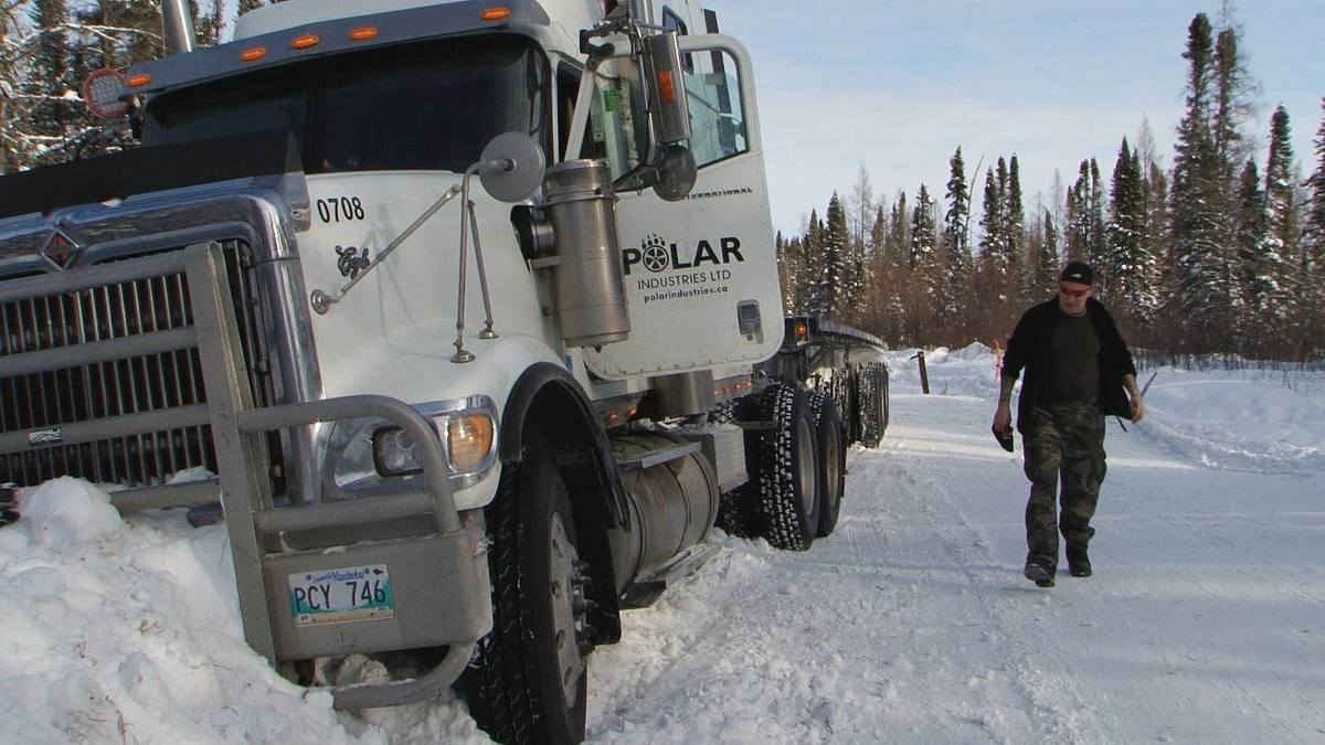 ice road truckers - gefahr auf dem eis