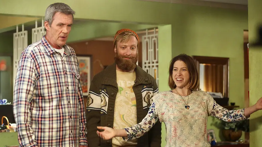 the middle
