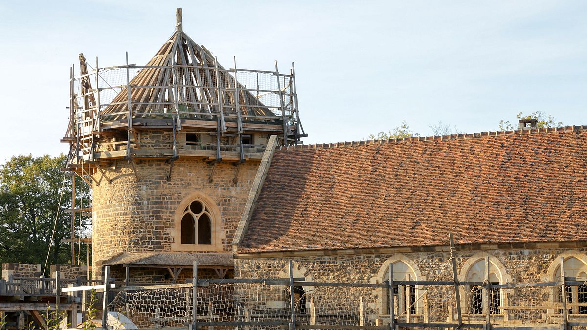 guédelon ii. die burg-baustelle