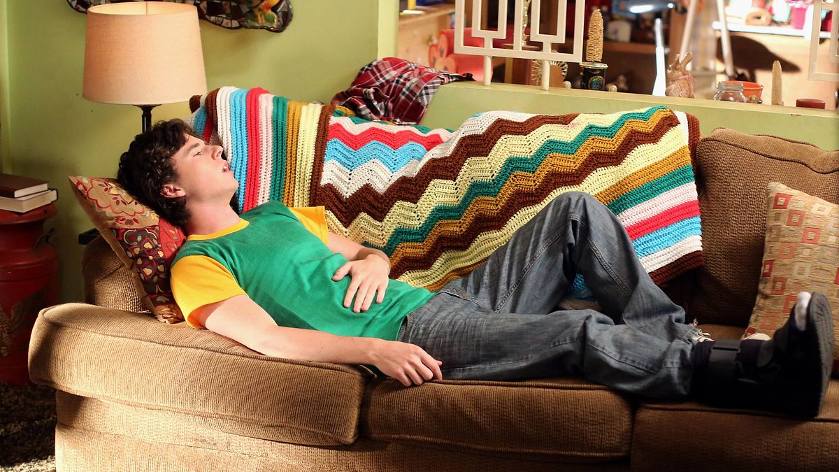 the middle