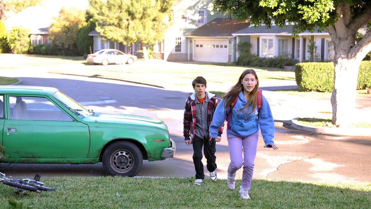 the middle