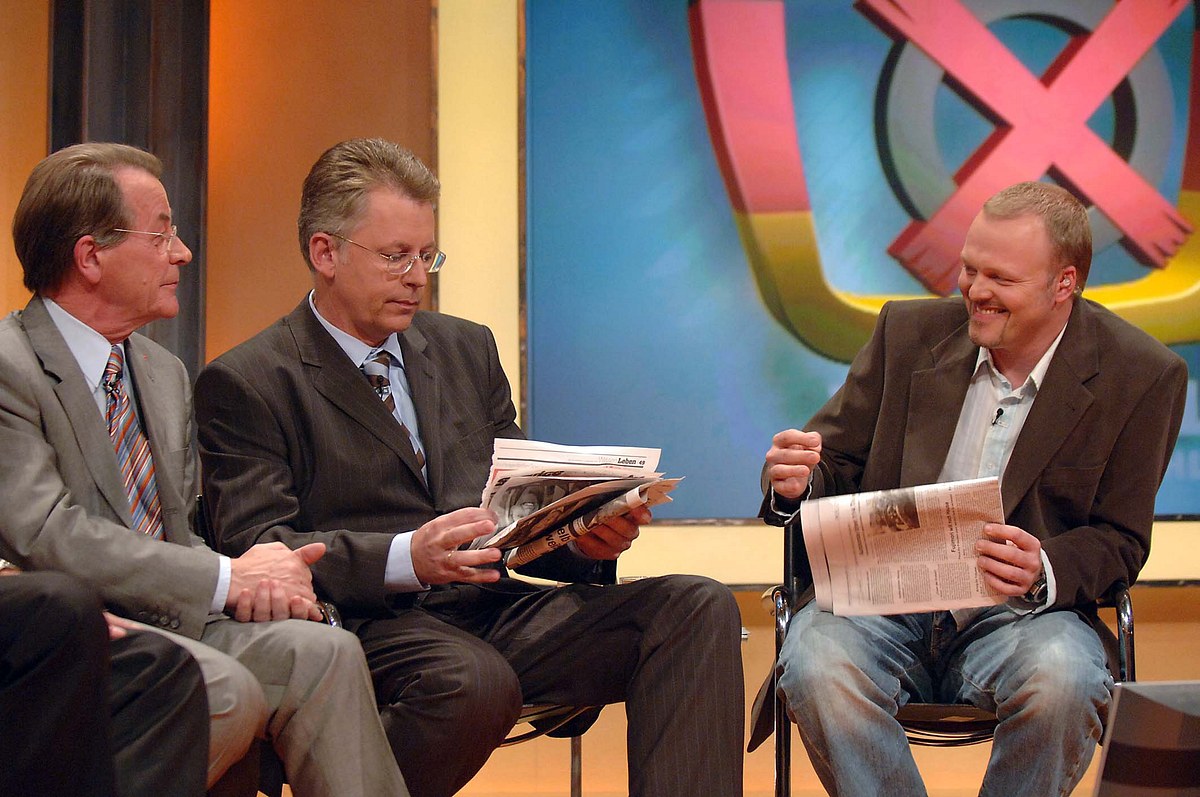 Stefan Raab Franz Müntefering Peter Limbourg