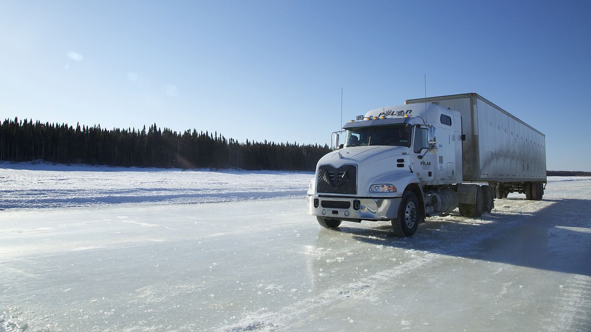 ice road truckers - gefahr auf dem eis