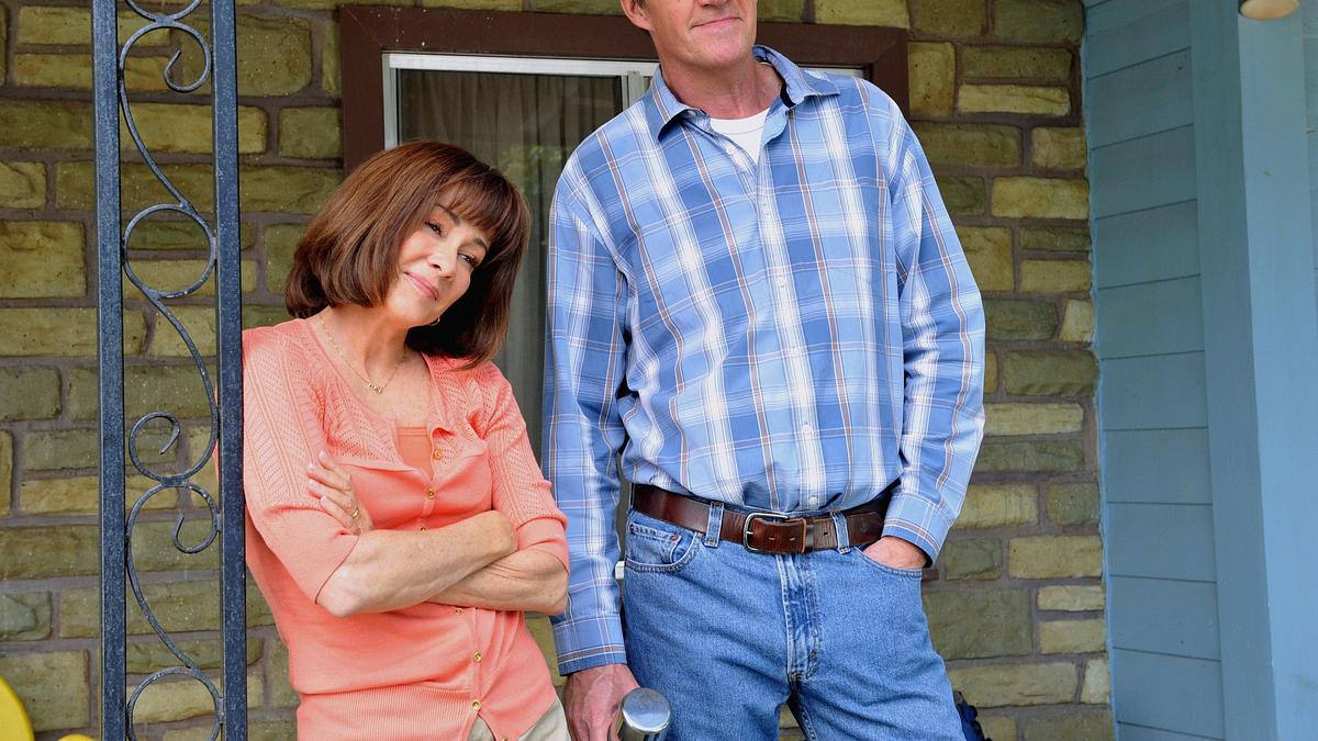 the middle