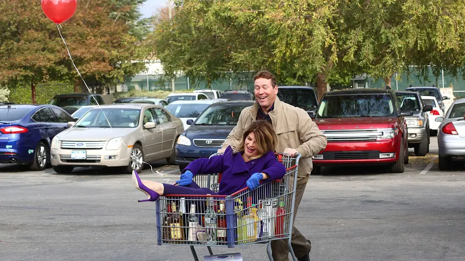 the middle