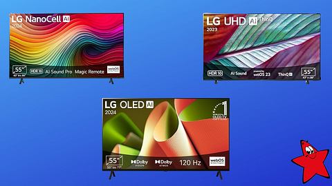 55 Zoll TVs von LG, Philips und Co.: Auch nach Black Friday zu brillant reduzierten Angeboten - Foto: TV Movie / PR