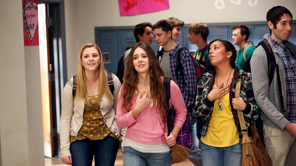 the middle