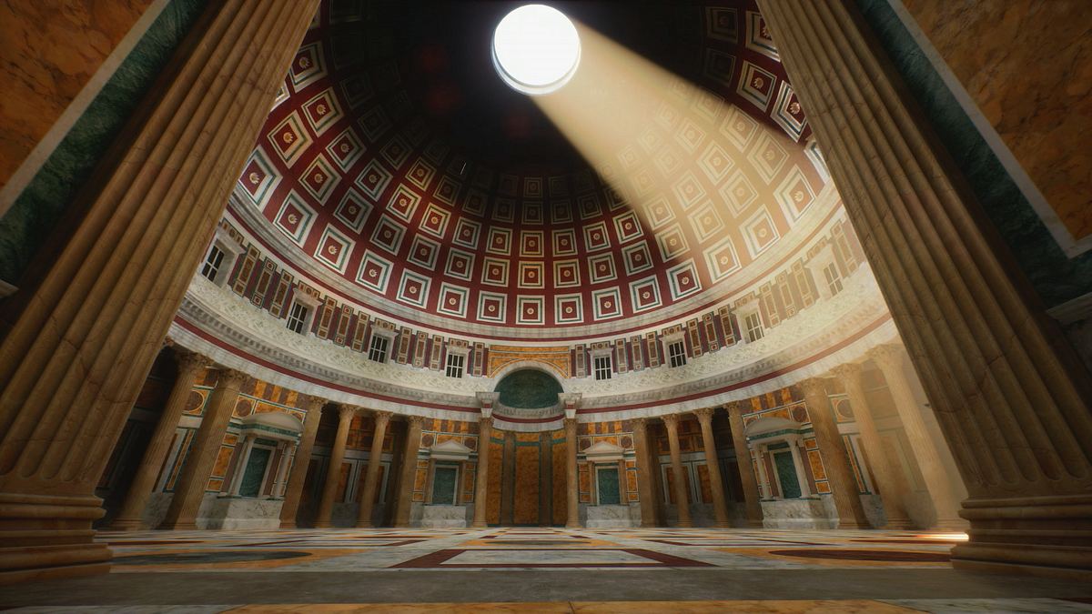das antike rom in 3d - virtuelle zeitreise zu den großen bauwerken