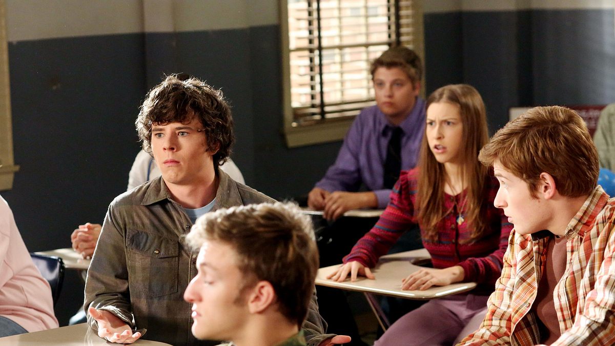 the middle