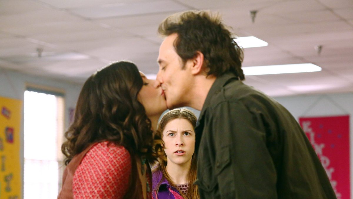 the middle