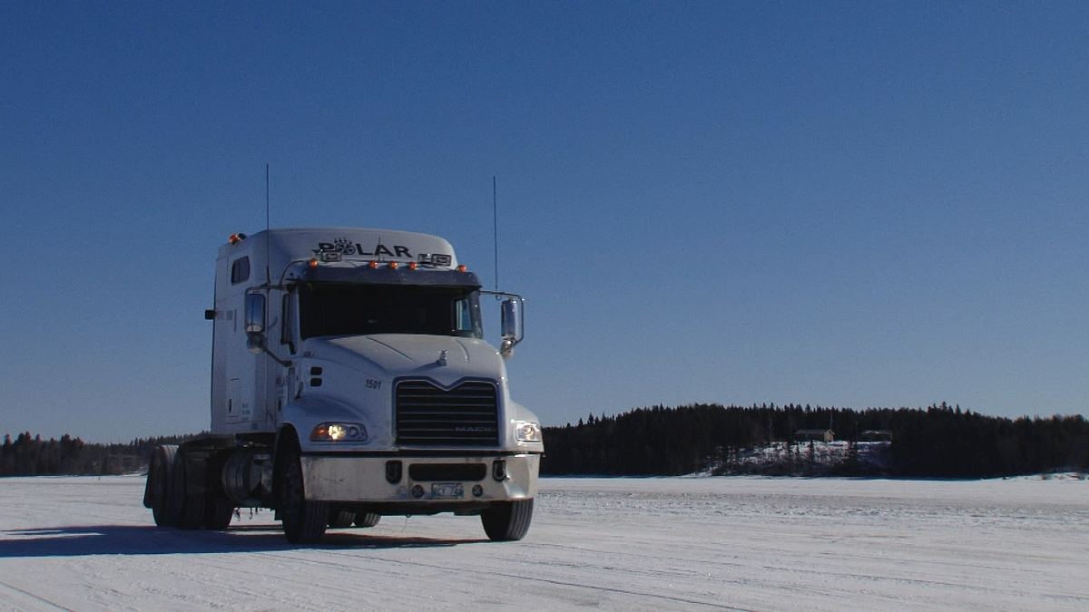 ice road truckers - gefahr auf dem eis