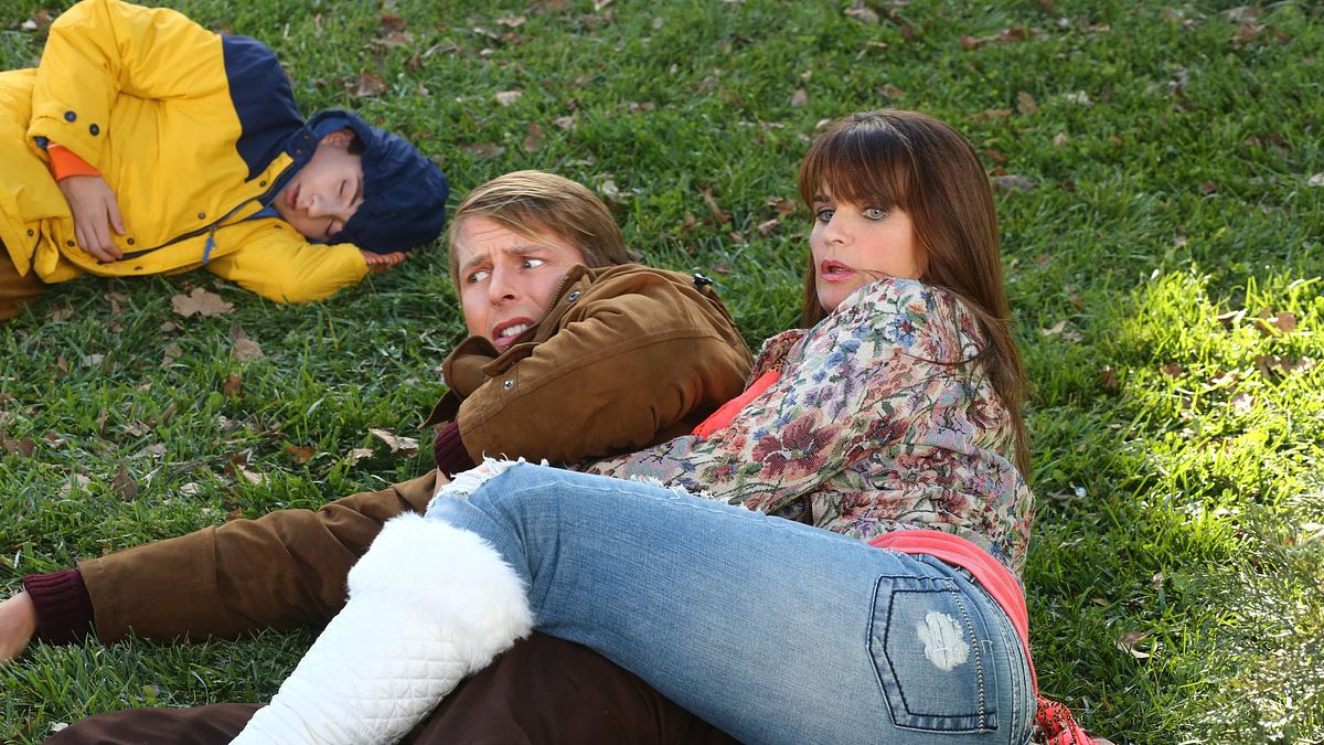 the middle