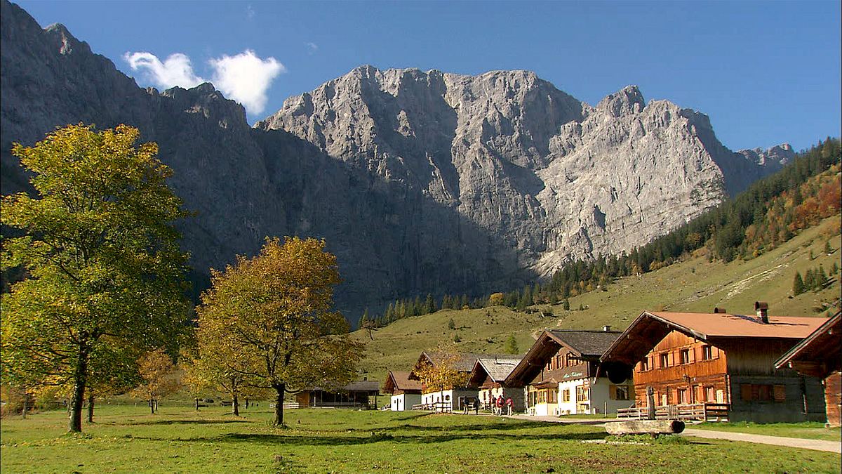 die alpen im herbst