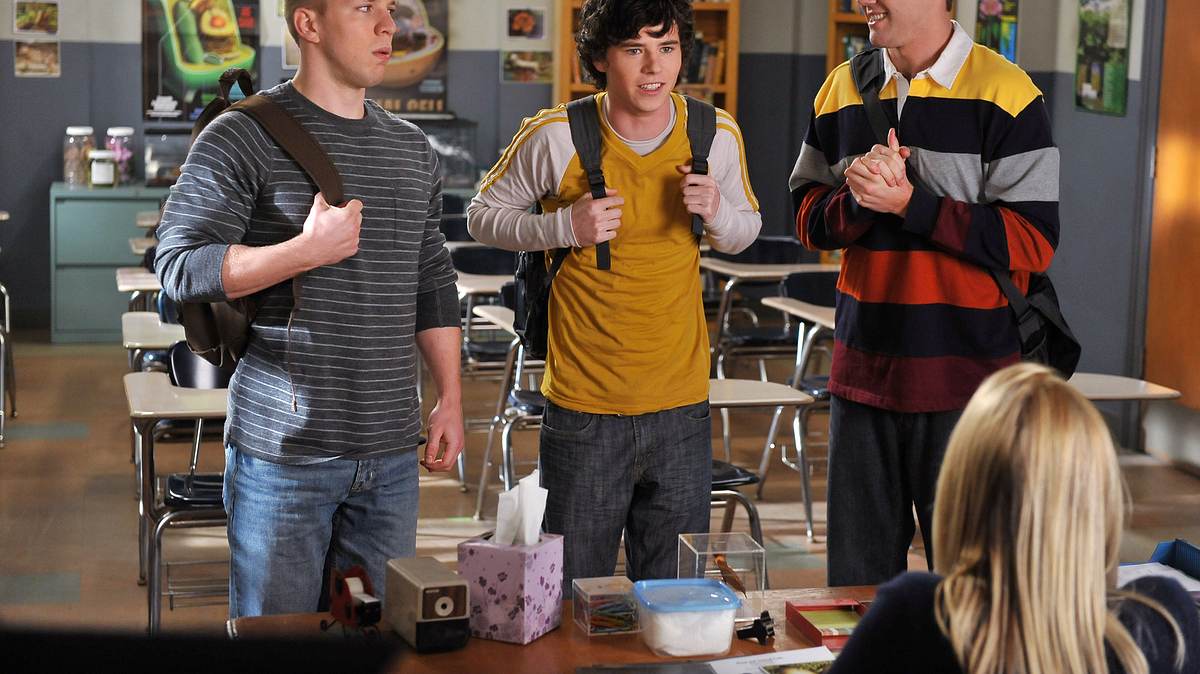 the middle