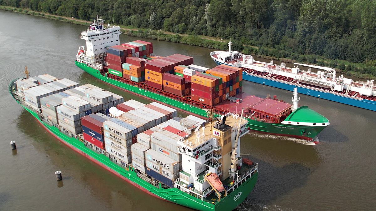 der nord-ostsee-kanal - nadelöhr für riesenschiffe