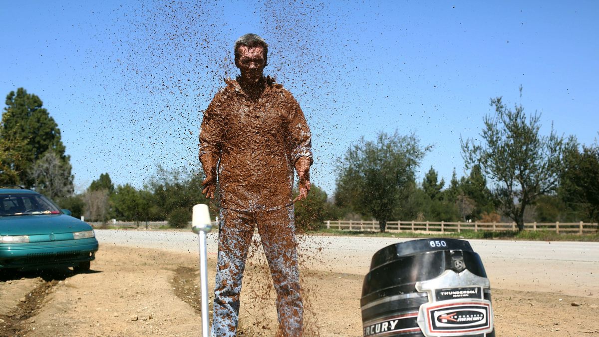 the middle