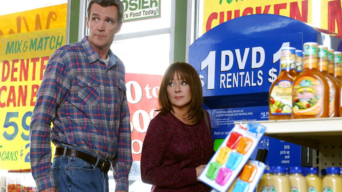 the middle
