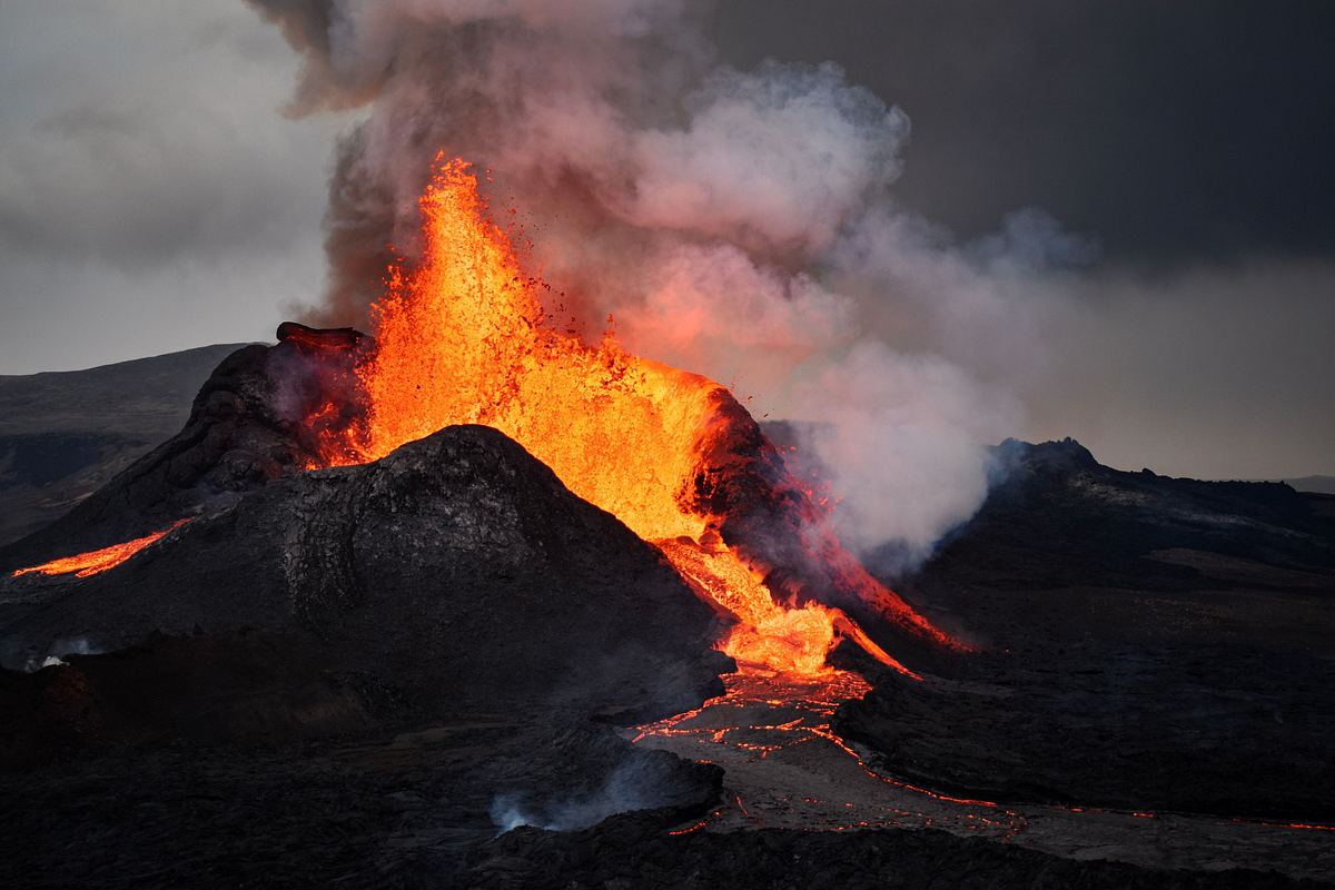 leben mit der lava auf island