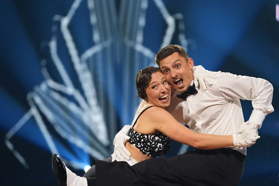Bibi Heinicke und Zsolt bei Let's Dance