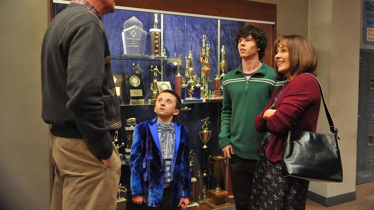 the middle