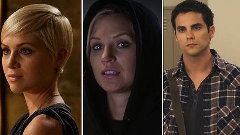 PLL Serientode - Foto: Unter anderem mussten sich die PLL-Fans von Sara Harding, Charlotte DiLaurentis und Noel Khan (von links) verabschieden. Fotos: Freeform