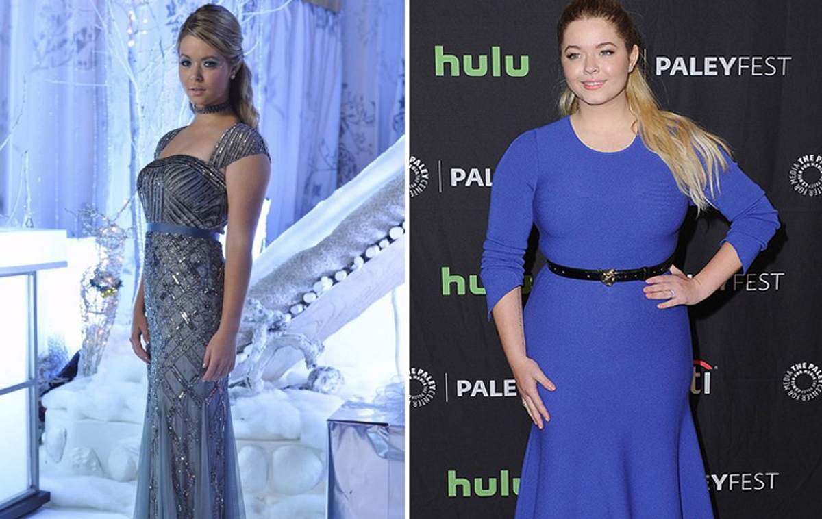 Pretty Little Liars: Alison hat extrem zugenommen. Foto: Freeform (links) / Getty Images